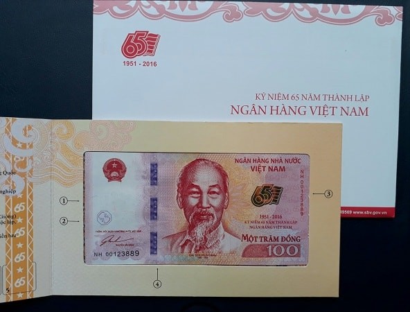 100 Đồng Kỉ Niệm 65 Năm NHNN Năm 1951 - 2016 Full Folder