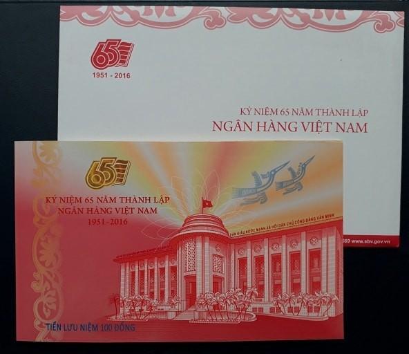 100 Đồng Kỉ Niệm 65 Năm NHNN Năm 1951 - 2016 Full Folder