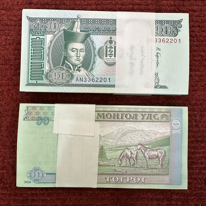 Bán sỉ Combo 100 Tờ Tiền Ngựa Mông Cổ 10 Tugrik