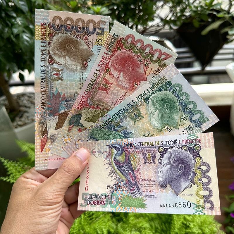 Bộ 4 Tờ Tiền Sao Tome Principe – TOP 10 TỜ TIỀN ĐẸP NHẤT THẾ GIỚI
