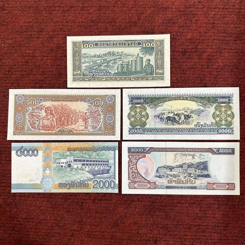 Bộ Tiền Lào 5 Tờ