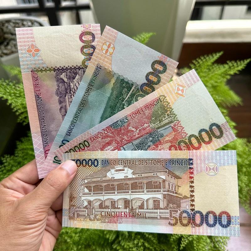 Bộ 4 Tờ Tiền Sao Tome Principe – TOP 10 TỜ TIỀN ĐẸP NHẤT THẾ GIỚI