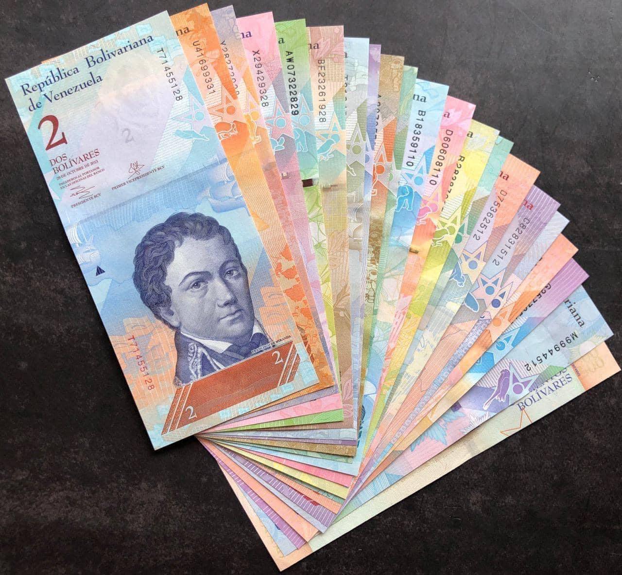 Bộ Tiền Venezuela 21 Tờ Tuyệt Đẹp