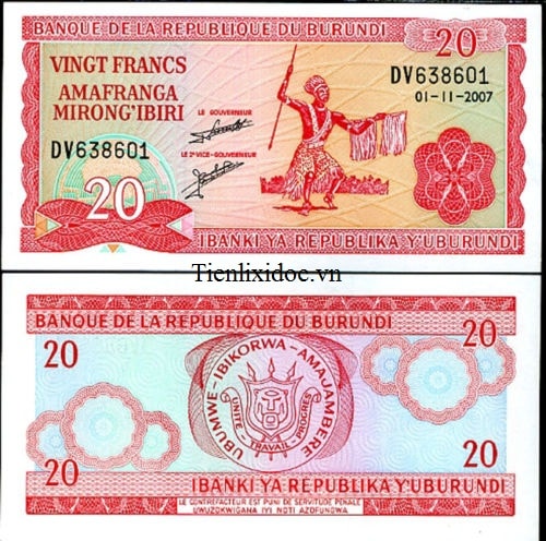 Burundi 20 Franc