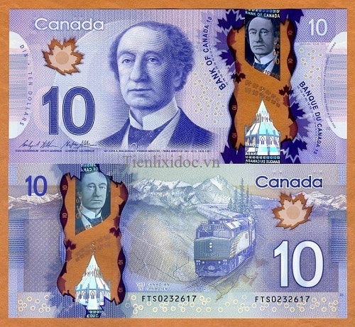 Canada 10 dollars polime
