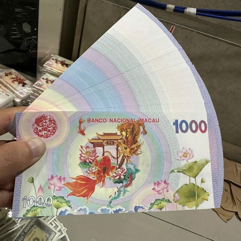 Combo 100 Tờ Tiền Con Ngựa Mã Đáo Thành Công Macao 1000 Patacas – Lì Xì Tết Bính Ngọ 2026