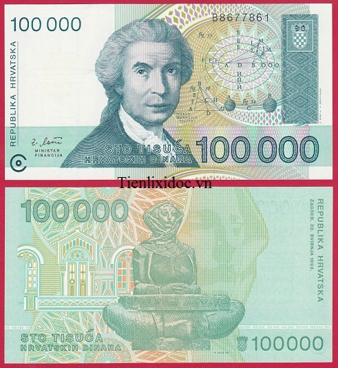 Croatia 100.000 Kuna