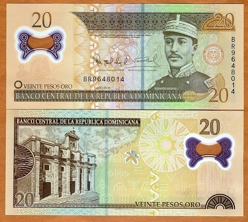 Dominican 20 pesos