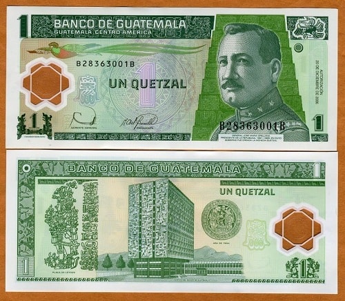 Guatamala 1 quetzales