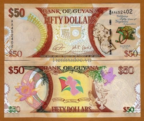 Guyana 50 dollars