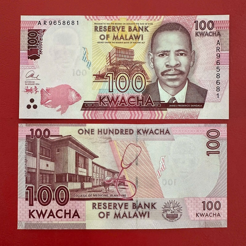 Malawi 100 Kwacha 2016 UNC
