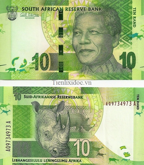 Nam Phi 10 rand
