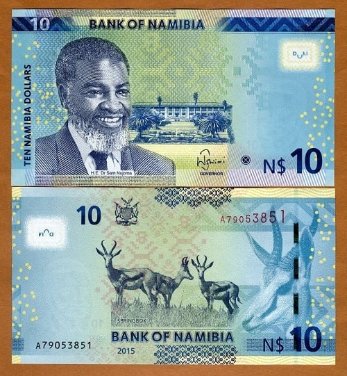 Namibia 10 dollars