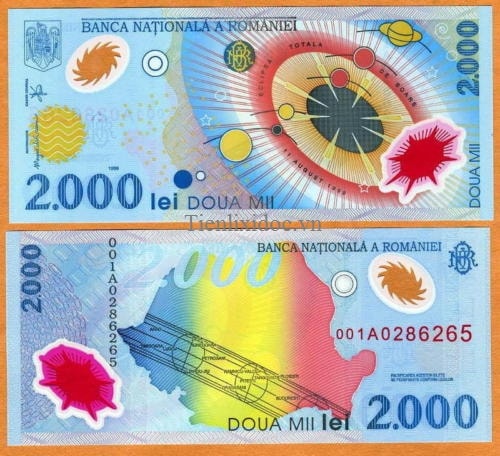 Romania 2000 leu polime
