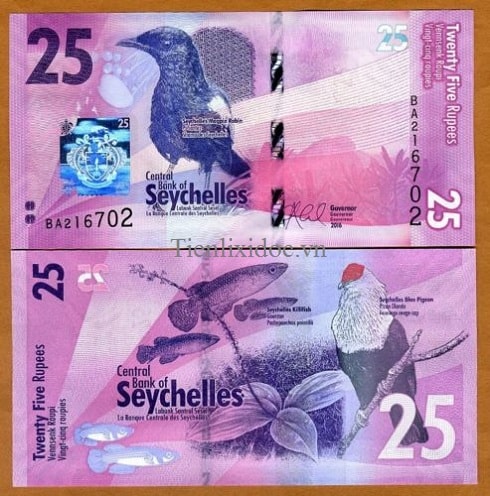 Seychells 25 rupees