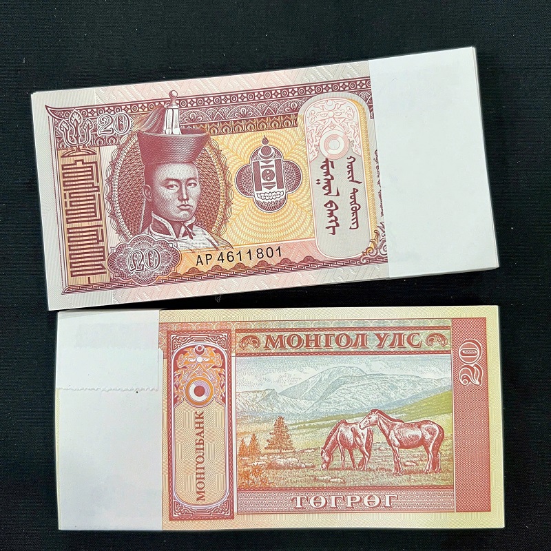 Sỉ 100 Tờ Tiền Con Ngựa Mông Cổ 20 Tugrik Lì Xì Tết Bính Ngọ 2026 Độc Đáo