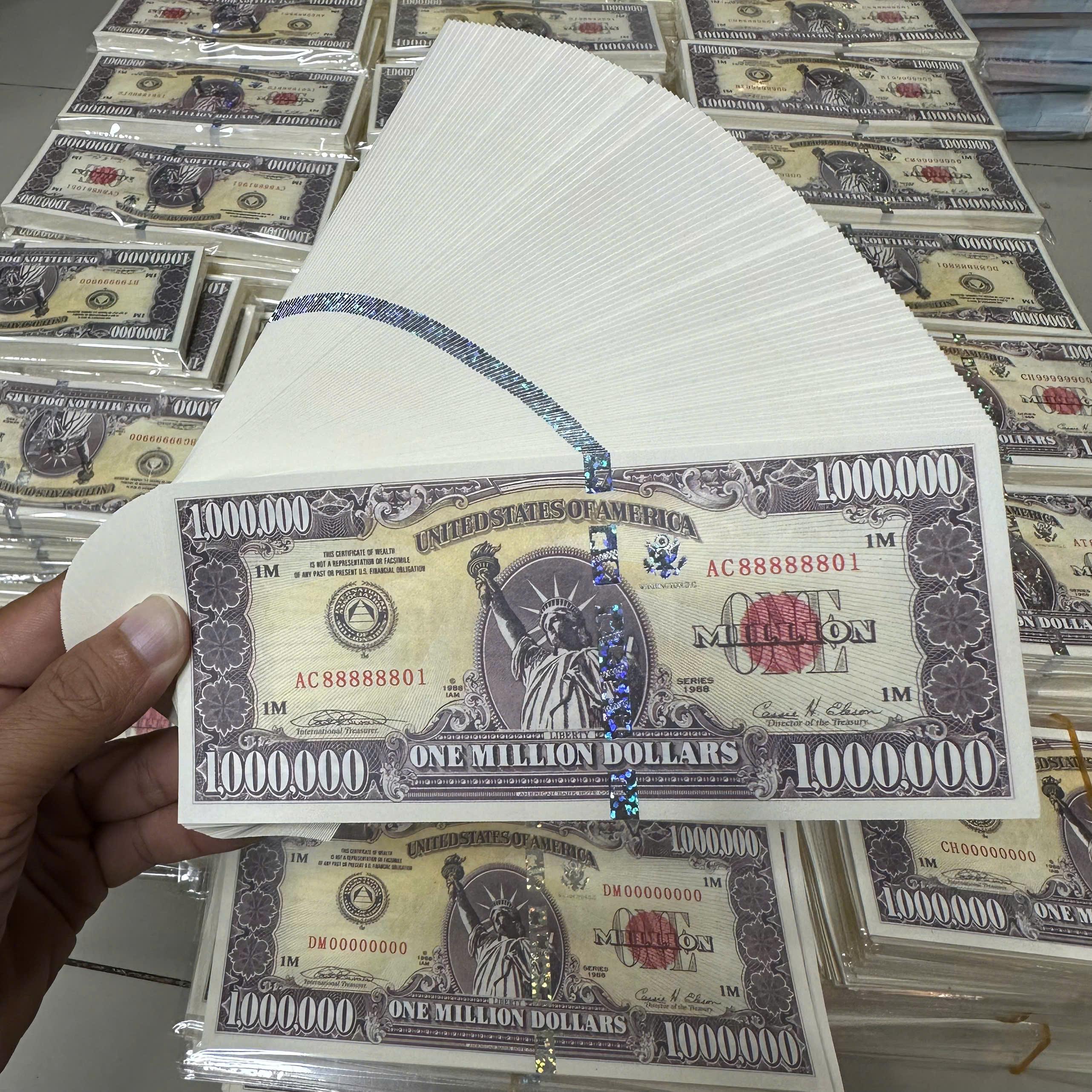 Sỉ 100 Tờ Tiền Lì Xì Tết Triệu Đô Lưu Niệm Bảo An Siêu Cấp