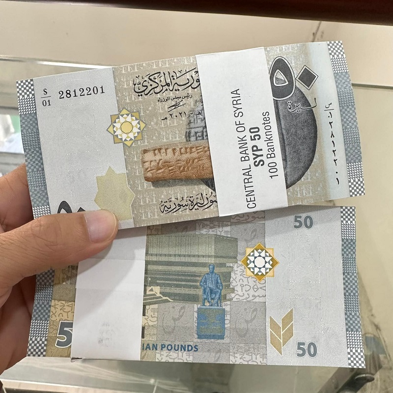 SỈ 100 TỜ TIỀN SYRIA 50 POUNDS LÌ XÌ TẾT ĐỘC LẠ Ý NGHĨA