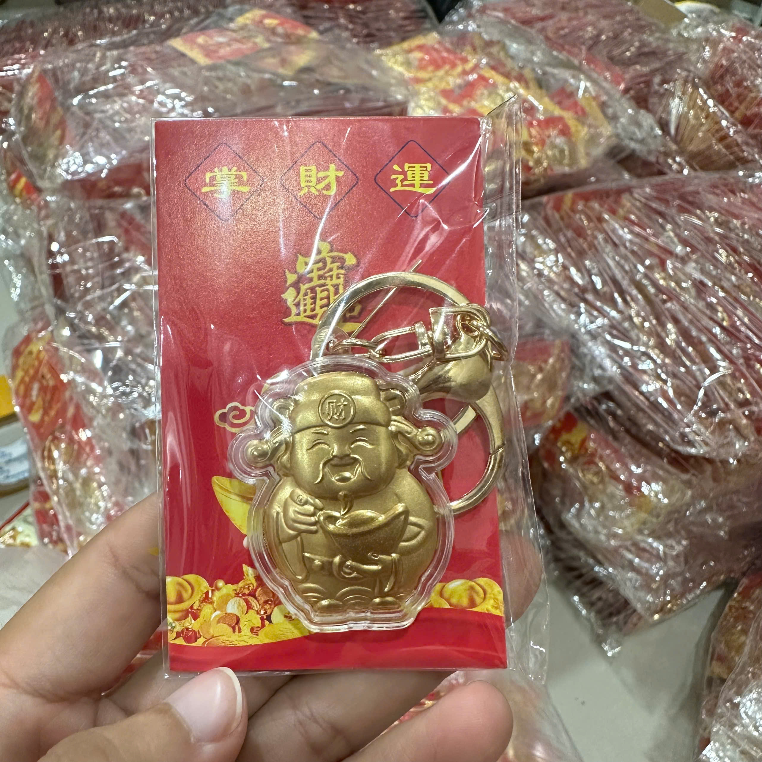 Sỉ Móc Khóa Thần Tài Mạ Vàng – Giá Tốt, Hút Tài Lộc