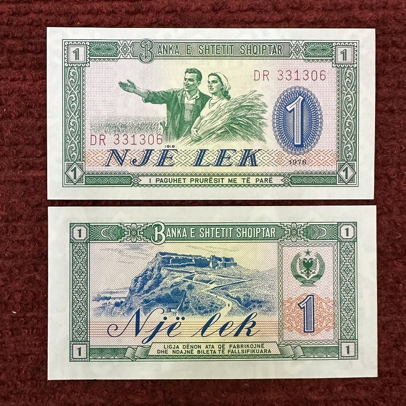 Tiền Albania 1 Leke 1964 - UNC