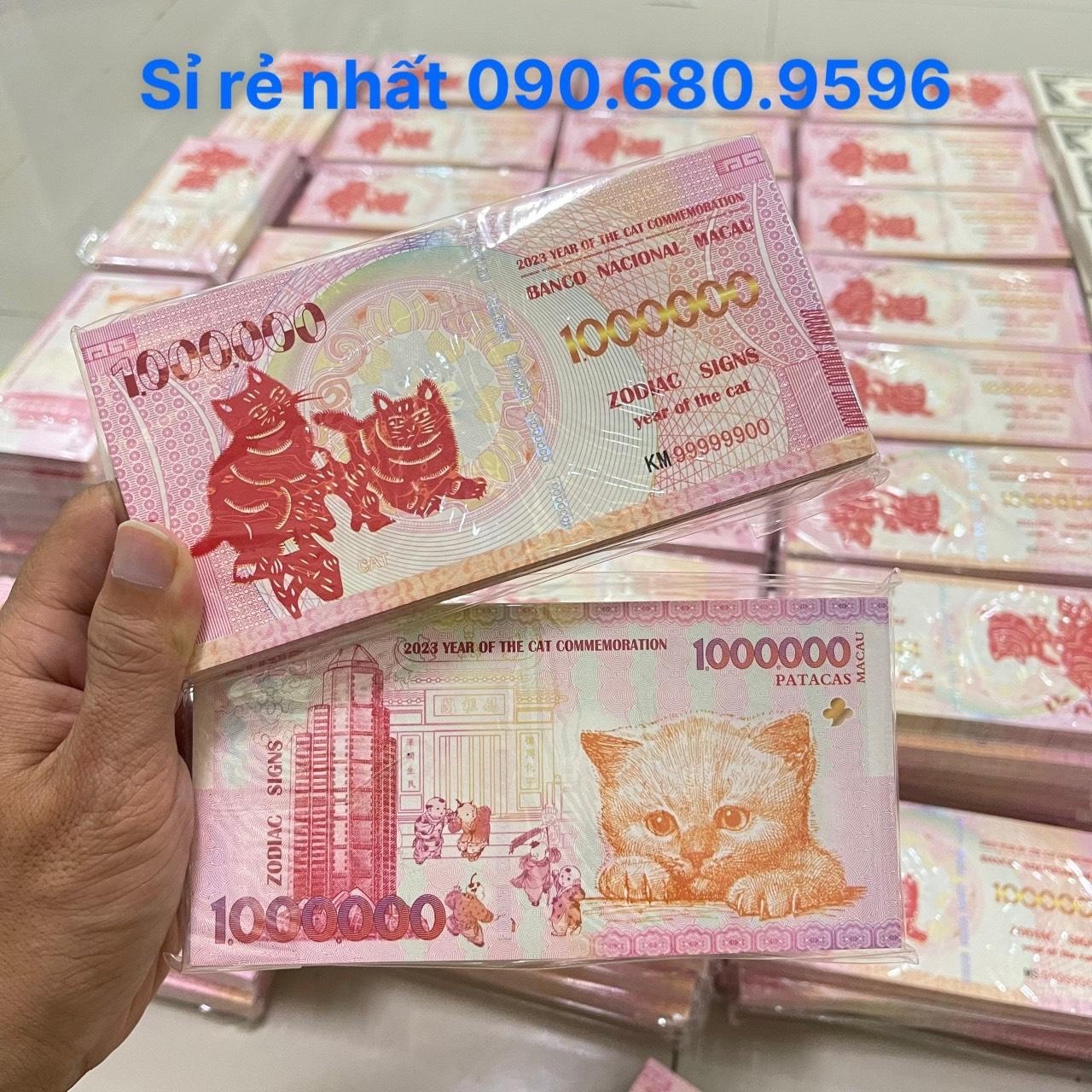 Tiền Con Mèo Macao 1 Triệu Patacas Lưu Niệm