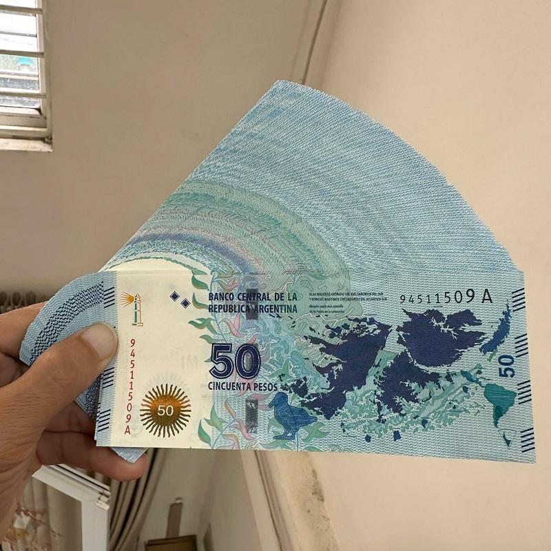 Tiền Con Ngựa Argentina 50 Pesos, Lì Xì Tết Bính Ngọ 2026