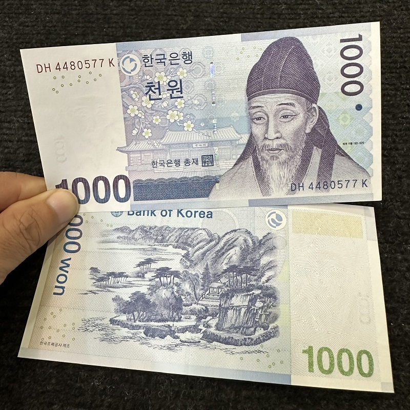 Tiền Hàn Quốc 1000 Won UNC