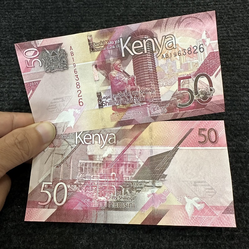 Tiền Kenya 50 Shillings UNC