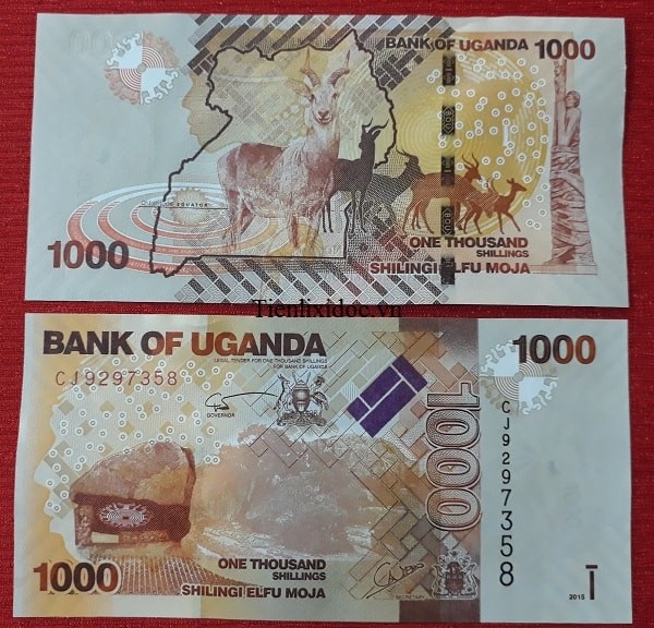 Tiền Lì Xì Người Tuổi Dê - Tiền Uganda