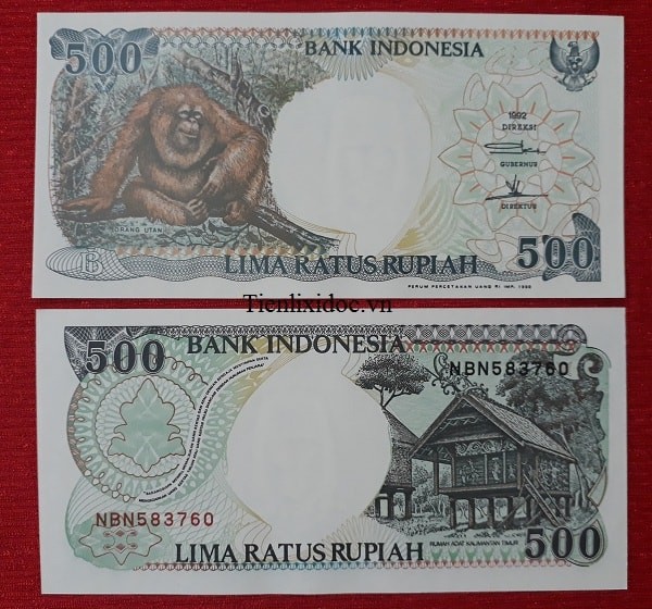 Tiền Lì Xì Người Tuổi Khỉ - Tiền Indonesia