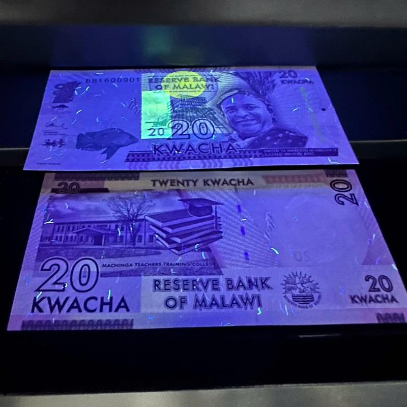 COMBO 100 TỜ TIỀN MALAWI 20 KWACHA – BIỂU TƯỢNG TRI THỨC, SẮC TÍM MAY MẮN