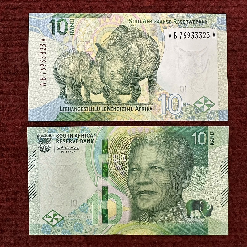 Tiền Nam Phi 10 Rand 2023 - UNC