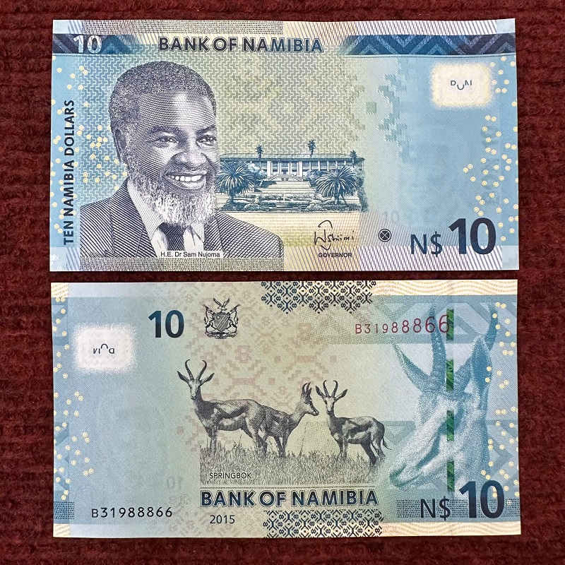 Tiền Namibia 10 Dollar-UNC