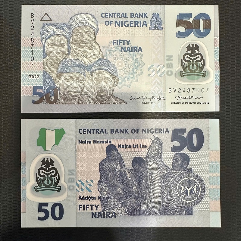 Tiền Nigeria 50 Naira - Polymer