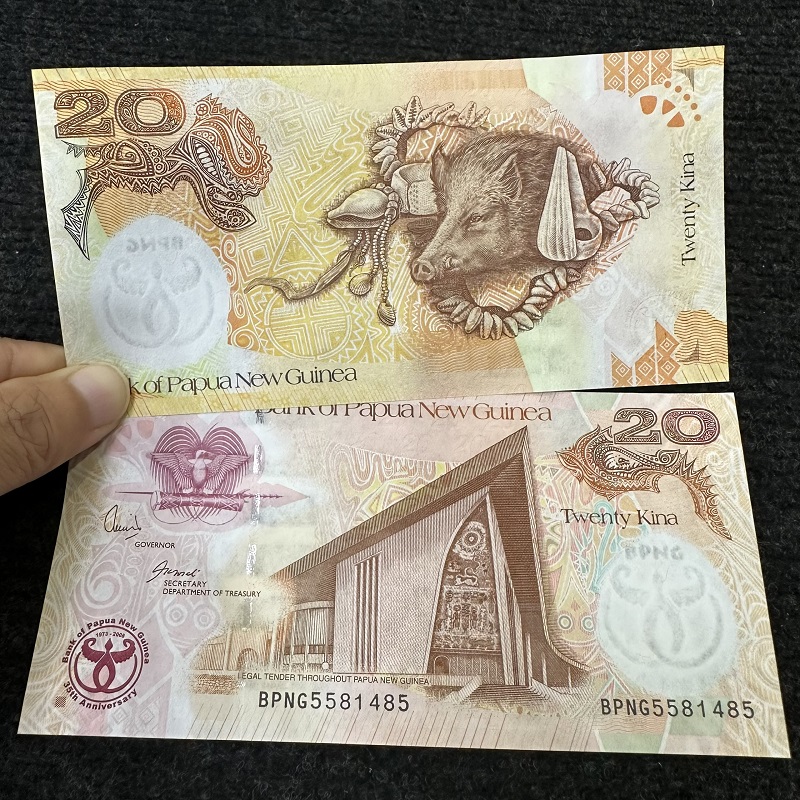 Tiền Papua New Guinea 20 Kina UNC