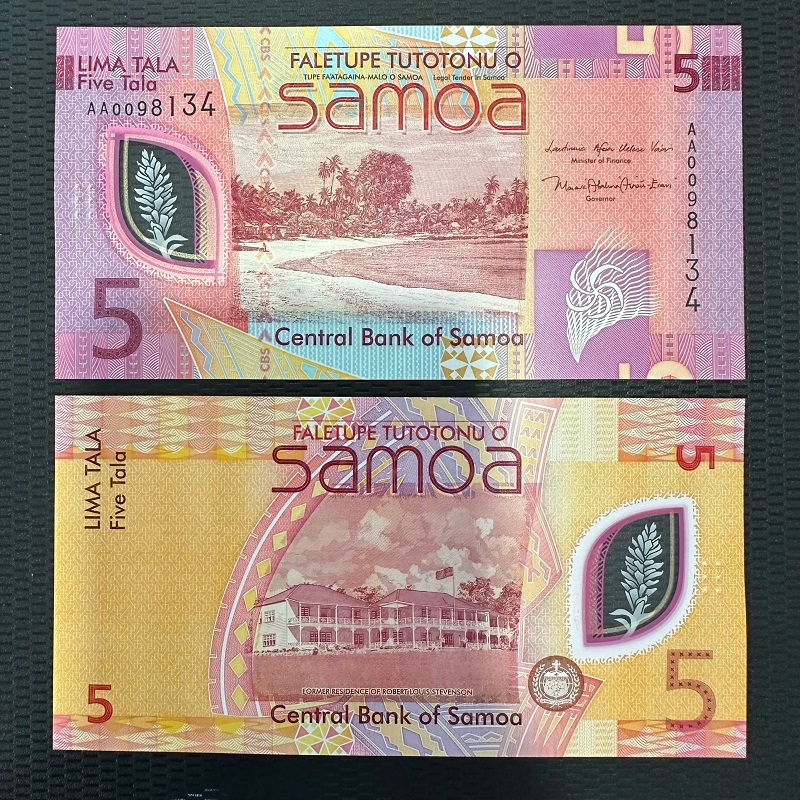 Tiền Samoa 5 Tala - polymer