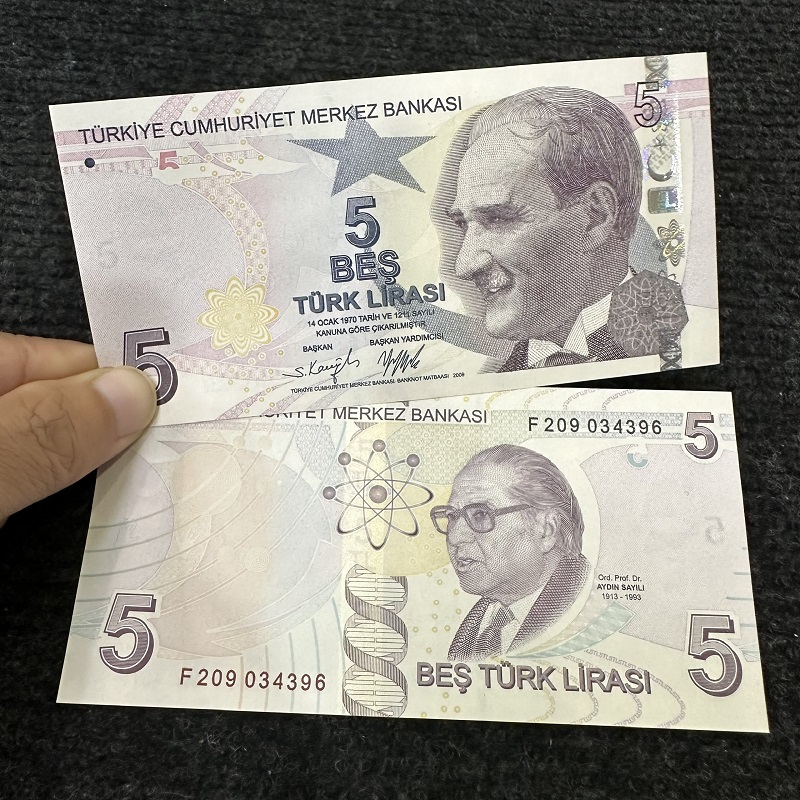 Tiền Thổ Nhĩ Kỳ 5 Lira