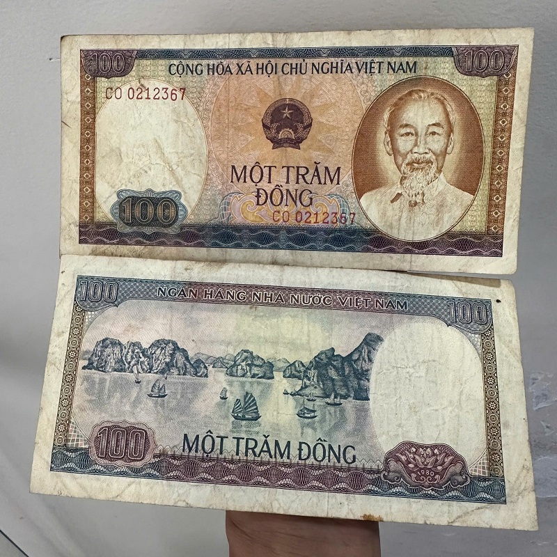 Tiền Xưa Việt Nam 100 Đồng 1981(chất lượng khoảng 70%)