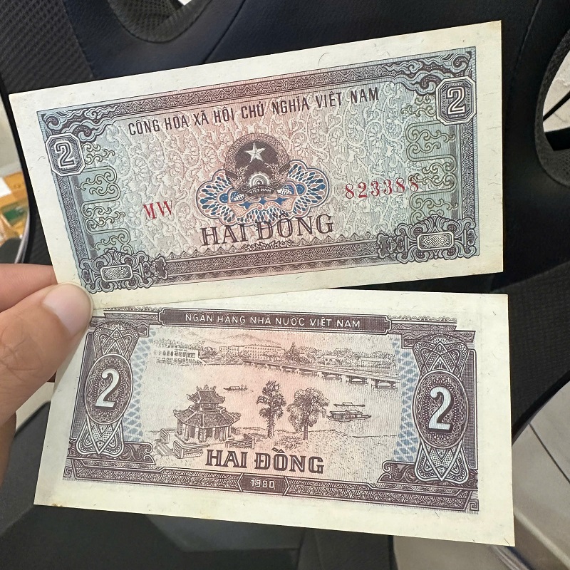 Tiền Xưa Việt Nam 2 Đồng 1980