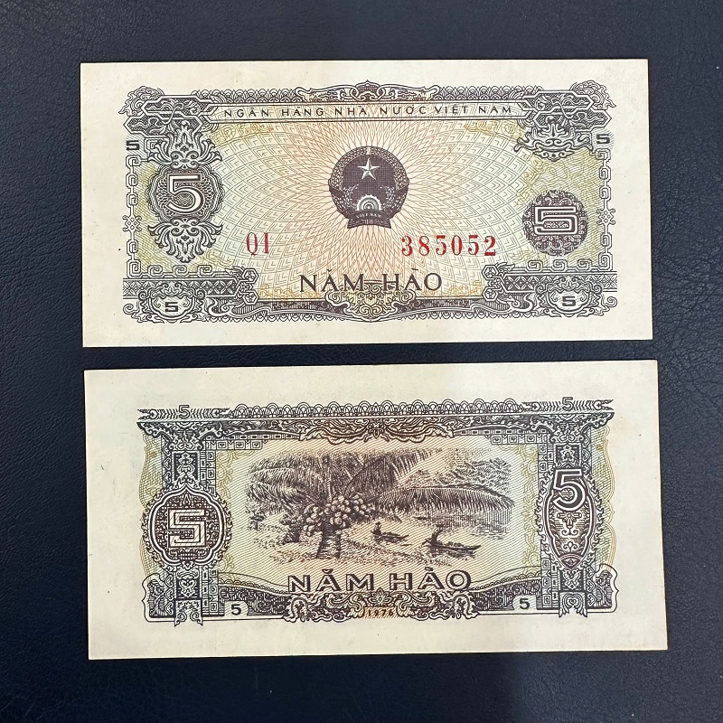 Tiền Xưa Việt Nam 5 Hào 1976(chất lượng khoảng 90%)