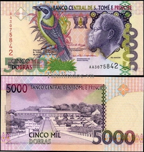 Sao Tome and Principe 5000 dobras