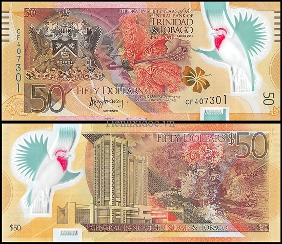 Trinidad & Tobago 50 dollars polime