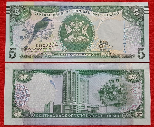 Trinidad and Tobago 5 dollars 2006