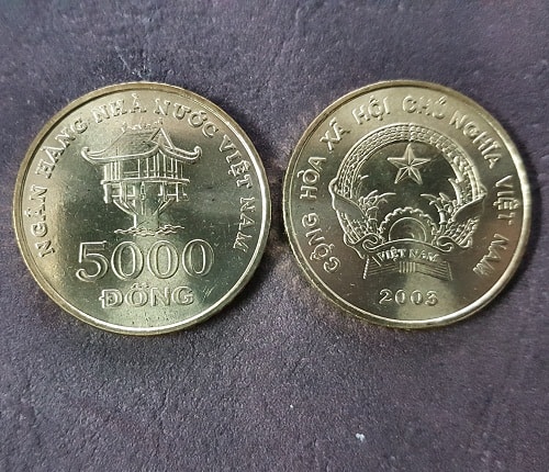 Xu 5000 Đồng Năm 2003